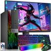 Dell RGB Gaming Desktop Computer PC - Intel Core i7-6th Gen - 16GB DDR4 RAM - 512GB SSD - New 24" Monitor - GeForce GTX 1050 Ti - RGB Keyboard & Mouse - RGB Sound Bar - WiFi - Windows 11 Pro (Renewed) view 1