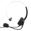 KunEchevyr Call Center Headset with Phone, Monaural Earpiece Headset, Noise C Hands Headph with 3.5mm Jack, ible 330 Degree Rotatable Boom Mic for Desk Phone Use view 4