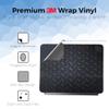 Keyboard Skin Compatible with Apple Magic Keyboard for iPad Pro 13" (M5) 2025 - Black Diamond Plate - Premium 3M Vinyl Protective Wrap Decal Cover - Easy to Apply | Crafted in The USA by MightySkins view 1