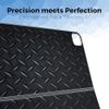 Keyboard Skin Compatible with Apple Magic Keyboard for iPad Pro 13" (M5) 2025 - Black Diamond Plate - Premium 3M Vinyl Protective Wrap Decal Cover - Easy to Apply | Crafted in The USA by MightySkins view 2