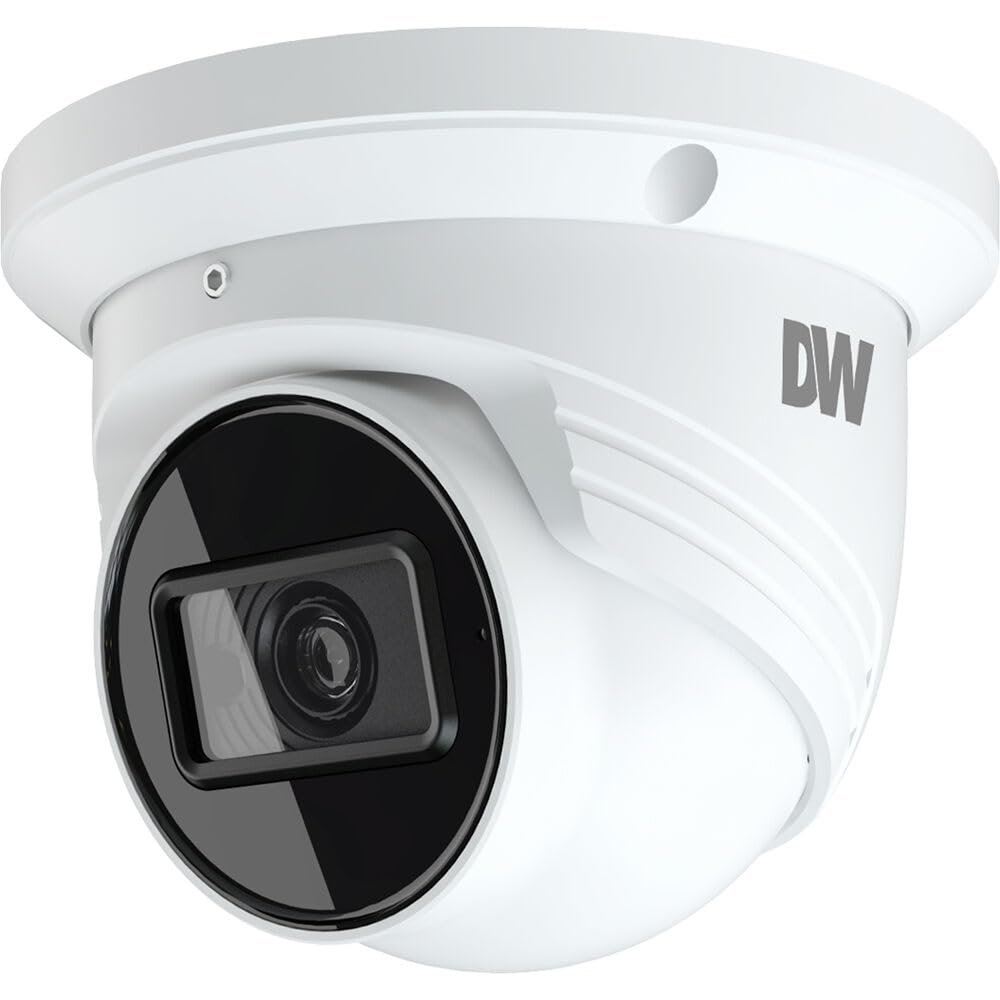 Digital Watchdog DWC-MT95Wi36TW MEGApix 5MP Turret IP Camera, 1/2.7" CMOS Sensor, 3.6mm Fixed Lens, 100ft Range Smart IR, 120dB WDR, Motion Detection, IK10, IP67, DC12V
