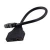 CHICIRIS High Definition Multimedia Interface 1 to 2 Way Splitter Adapter Cable for HD TV, LCD Monitor - Connect 1 High Definition Multimedia Interface Device to 2 Output Devices view 1