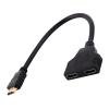 CHICIRIS High Definition Multimedia Interface 1 to 2 Way Splitter Adapter Cable for HD TV, LCD Monitor - Connect 1 High Definition Multimedia Interface Device to 2 Output Devices view 3