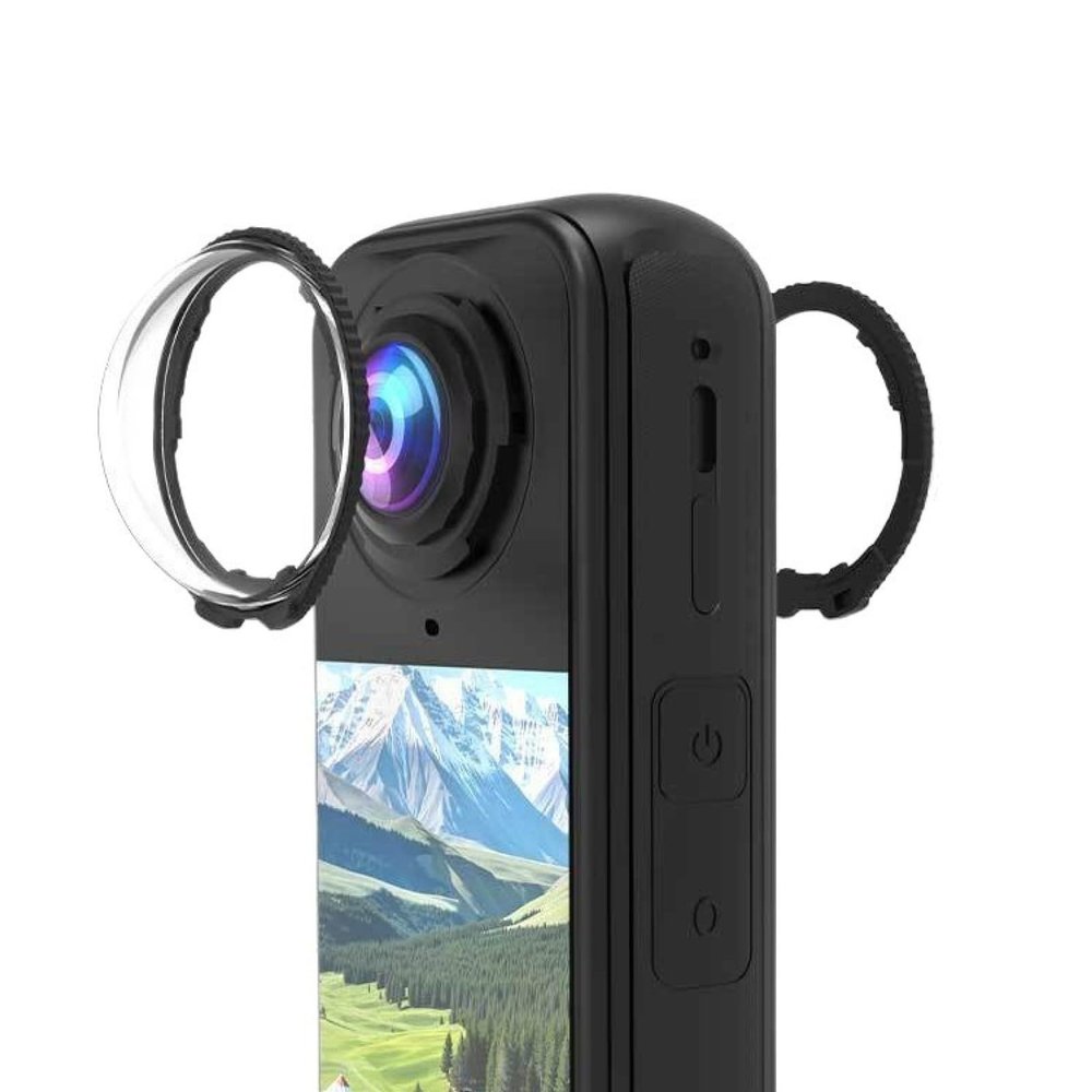 Case for Insta360 X4 Air, Camera Optical Tempered Glass Cover, 10H Hardness with 98% Light Transmittance Lens Protector