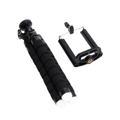 Compatible for Small Digital Cameras - Mini Flexible Sponge Tripod, Compact Camera Stand