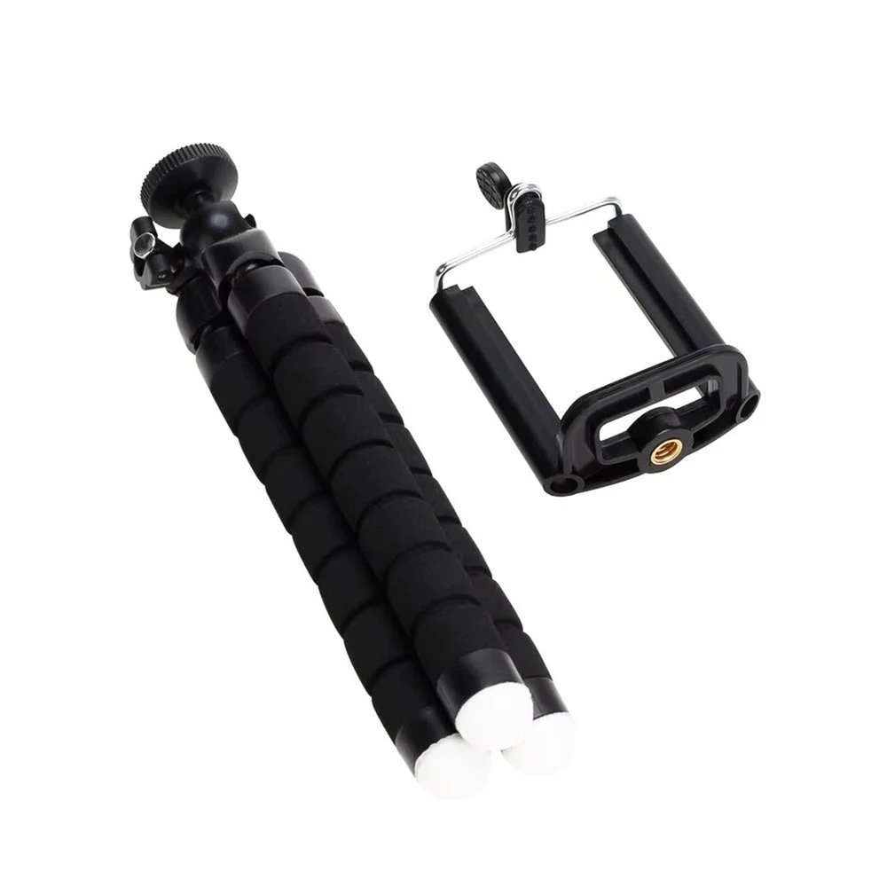 Compatible for Small Digital Cameras - Mini Flexible Sponge Tripod, Compact Camera Stand