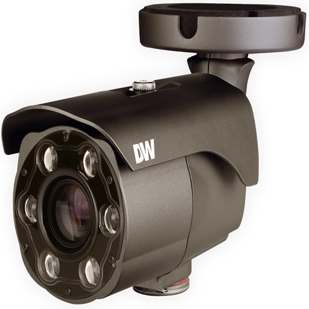 Digital Watchdog DWC-MB45Wi650T MEGApix 5MP Color in Near-Total Darkness Long-Range Bullet IP Camera with IVA, 1/2.8" CMOS Sensor, 6~50mm vari-Focal Lens, 140ft Range Smart IR, IK9, IP66, DC12V