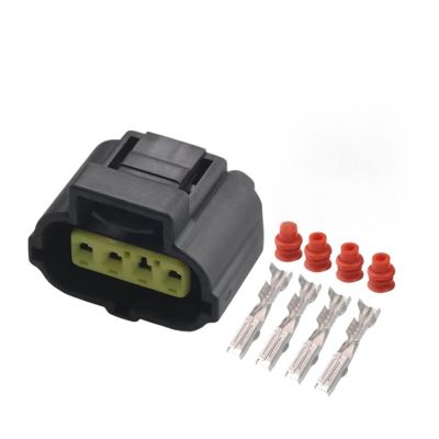 1/5/10/20/50Sets 4 Pin Automotive Electrical Black Female Connector for 90980-10711/184046-1/DJ70417Y-1.8-21(1 Set 4p Female)