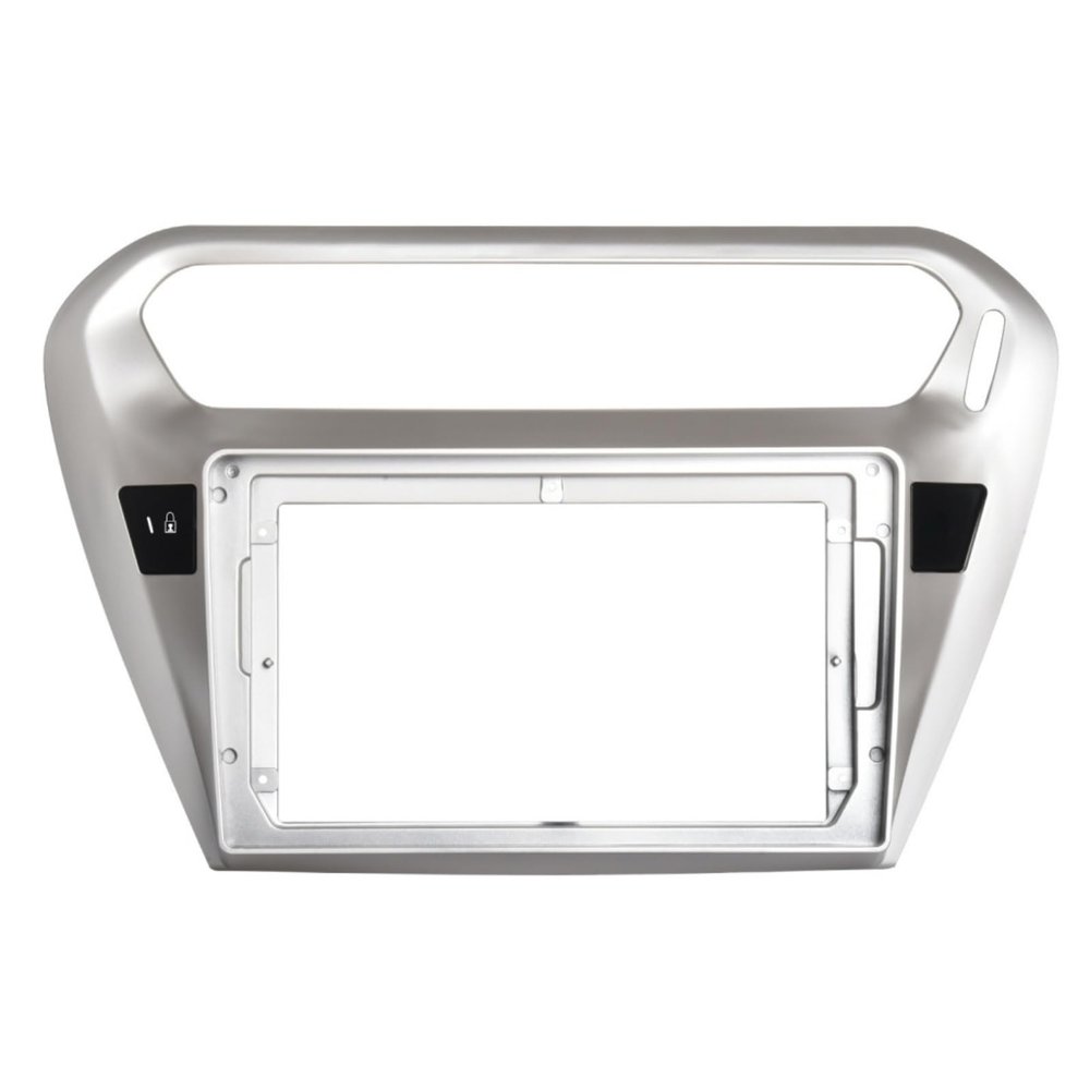 Large Screen Navigation Frame for Citroen Elysee Peugeot 301 2014, Car Frame Bezel Fascia Trim Kit Radio Replacement Face Climate Control Panel,Surface Frame