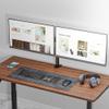 Dual Independent Desk Stand,for 2 Up to 27 Inch Screens,Each 22lbs,C Clamp/Grommet,Desktop Thickness 0.4-3.5 Inches,360Rotation,Save Space,Vesa 75x75/100x100mm view 3