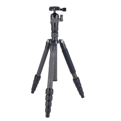Compatible for Cameras - 11kg Max Loading Carbon Fiber Tripod, Lightweight Compact Reflexed Professional Travel Stand