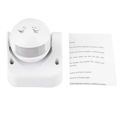 POCREATION Motion Sensor Light Switch, Infrared Technology, Automatic On Off Function, 160 Degree Detection, Ideal for Indoor and Outdoor Spaces