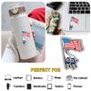 3 Pcs American Flag Fishing Rod Sticker  Patriotic Fishing Sticker for Laptop, Water Bottle, Car, Phone Case, Hard Hat Gift for Anglers & Fishermen (S1, 2 inch) view 3