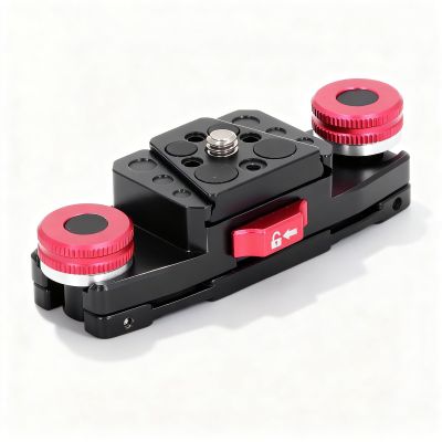 Juqrelith Camera Waist Belt Clip V Plate Mount with 1/4 Inch Screw, Anti Shake Quick Release Fast Switch - Stable Locking, Easy Assembly, Ideal for Mirrorless and Action Cameras
