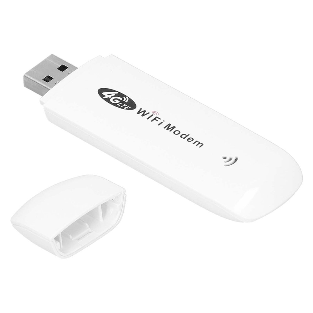 Keenso 4G LTE TDD FDD WiFi Modem Dongle with SIM Card Slot - Plug and Play for /7/8/10, Mini Wireless Router for Car WiFi - LED Status Indicator, Suitable for All Devices