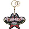 MC Fashion PU Leather Keychain Holder Compatible with AirTag, Creative Kite GPS Tracker Case Charm Key Ring (Black) view 1