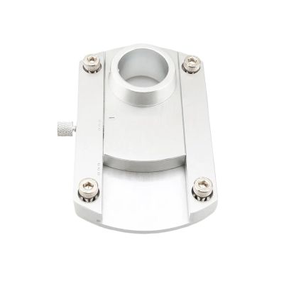 Metal Phono Tonearm SME Conversion Arm Plate Seat Dedicated Parts Inner Hole 20mm Replacement for LP Turntable Disc Vinyl R L6U7(Silver)