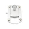 Metal Phono Tonearm SME Conversion Arm Plate Seat Dedicated Parts Inner Hole 20mm Replacement for LP Turntable Disc Vinyl R L6U7(Silver) view 1