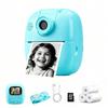 Cute Instant Print Camera for Kids  Perfect Birthday for Girls and Boys Age 3-12, Fun HD Digital Video Camera Toy with 32GB SD Card, Pink (A19, Blue) view 1