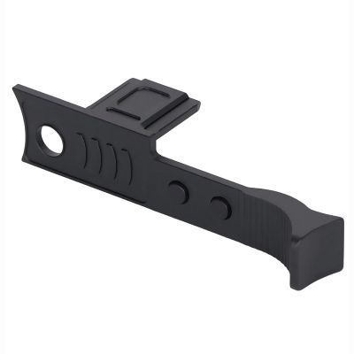 OURHZTB Metal Hot Shoe Thumb Up Grip for Leica Q3 Q2, Aluminum Alloy Thumb Grip with Hot Shoe Cover Protector Thumb Rest Support Holder for Leica Q2 Q3 Camera Accessories (Black)