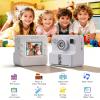 Cute Instant Print Camera for Kids  Perfect Birthday for Girls and Boys Age 3-12, Fun HD Digital Video Camera Toy with 32GB SD Card, (A30, White) view 2