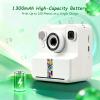 Cute Instant Print Camera for Kids  Perfect Birthday for Girls and Boys Age 3-12, Fun HD Digital Video Camera Toy with 32GB SD Card, (A30, White) view 4