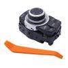 XQSMWF 4Pin Media Switch Controller Joystick 65829231116 Compatible with BMW 1 E82 3 E90 X1 E84 X5 E70 X6 E71 65829213309 923111601 65829189048 65829240956 6582-9231116 CiC Navigation Menu IDrive Knob view 3