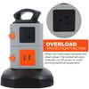 Uonlytech Power Strip Surge Protector with USB Charging Ports US Plug Power Board Socket for Home Office Multi-Device Fast Charging Extension Outlet view 4