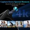 KWENRUN AI Smart Glasses with 8MP Camera, 4K Video & HD Photo, Bluetooth Audio, AI Voice Assistant, Real-Time Translation, Object Recognition, Noise-Cancel Calls, Music, Photochromic Lenses view 2