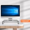 COHEALI Aluminum Alloy Laptop Stand Screen Riser with Anti-slip Pads Desktop Monitor Riser for Home Office Ergonomic Height Notebook Shelf Grey view 4