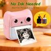 Cute Instant Print Camera for Kids  Perfect Birthday for Girls and Boys Age 3-12, Fun HD Digital Video Camera Toy with 32GB SD Card, Pink (A25, Pink) view 3