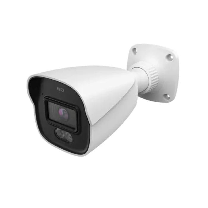 ENS IP-5IR4S4C1-28 Titanium 4MP Dual Illumination Water-Proof Bullet Network Camera, 1/3" CMOS Sensor, 2.8mm Lens, White LED(98ft)/IR(98ft), True WDR, Built-in Mic, VCA, SD Slot, DC12V/PoE, IP67