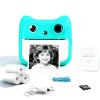 Cute Instant Print Camera for Kids for Girls and Boys Age 3-12, Fun HD Digital Video Camera Toy with 32GB SD Card, Pink (A25, Blue) view 1