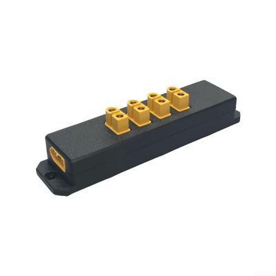 Power Distribution Board for XT60 with Dual-Input and Four-Channel Output, 2000W Capacity, 40A Per Channel, 1233026mm PCB Module for RC Models and Robotics