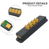 Power Distribution Board for XT60 with Dual-Input and Four-Channel Output, 2000W Capacity, 40A Per Channel, 1233026mm PCB Module for RC Models and Robotics view 3