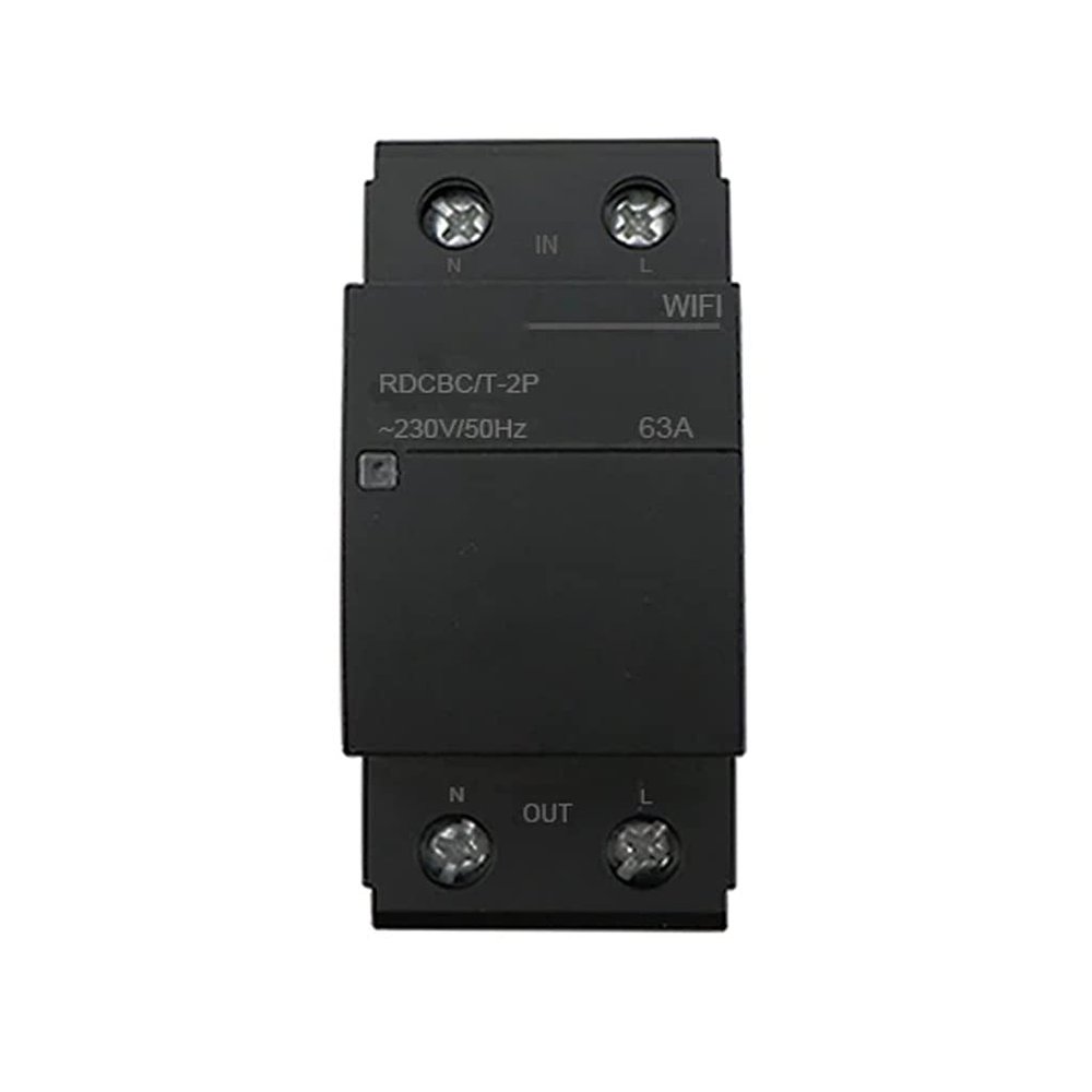 2P Smart Circuit Breaker Voltage Energy Power kWh Meter Relay Switch Voltmeter Ammeter Remote Control