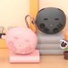 3D Cartoon Earphone Case for FreeClip Cover Cute Silicone Shockproof Protective Case with Hook,Pink view 2