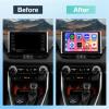 10.1'' 2+64G Car Stereo for Toyota RAV4 2018 2019 2020 with CarPlay Android Auto, Touchscreen Car Radio Player with GPS Bluetooth WiFi FM SWC Mirror Link + Backup Camera Mic  view 2