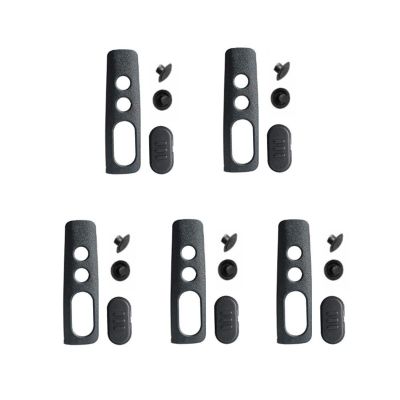 5 Pack Talk PTT Launch Key Switch Button and Rubber Button for A10 A12 A10D CP110 CP110D RDU2023 RDV5100 Two Way Radio