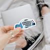3 Pcs Permanently Exhausted Pigeon Sticker  Funny Lazy Bird Meme Quote Vinyl Decal Waterproof for Laptop, Water Bottle, Helmet, Tumbler, Phone Case, Car  Gift for Burnt Out Workers (S1, 7 inch) view 2