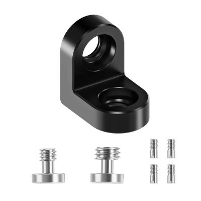 1/4 3/8 Screw ARRI Extension 90 Right Angle Mount Adapter for Tripod Monitor Video Image Transmission DSLR Camera Cage Bracket