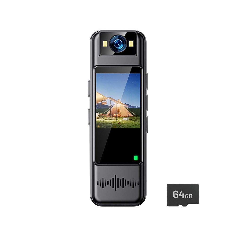 AOSAIXIS Portable Backclip Body Camera,Miniature Cameras with 180Adjustable Lens,1080P Video Devices Instantly,Playbacks for Law Rotatable Lens Camera
