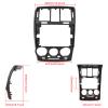 Large Screen Navigation Frame for Hyundai Getz Right Peptide 2002-2011, Car Frame Bezel Fascia Trim Kit Radio Replacement Face Climate Control Panel,Surface Frame + Power Cord view 2