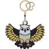 MC Fashion PU Leather Keychain Holder Case Compatible with AirTag, Creative Eagle GPS Tracker Case Charm Key Ring (Yellow) view 1