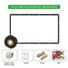 16:9 Foldable 120 inch Projector Screen PVC Fabric Projection for Education Office Home Theater Outdoor Cinema view 2
