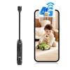 4G LTE No WiFi Security Camera with SIM Card Included, 4K Portable Mini Camera with Flexible Gooseneck, 170 Wide Angle, Night Vision, Motion Alerts, Local Recording for Car, Cabin, Garage & Camping view 1