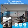 4G LTE No WiFi Security Camera with SIM Card Included, 4K Portable Mini Camera with Flexible Gooseneck, 170 Wide Angle, Night Vision, Motion Alerts, Local Recording for Car, Cabin, Garage & Camping view 4
