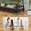 Anwick Portable Mobile TV Stand on Wheels for 32-50" TV(LCD LED OLED Flat Panel Screens Smartboard) Rolling TV Cart with Projector Screen & Power Outlets for Smell Space view 3