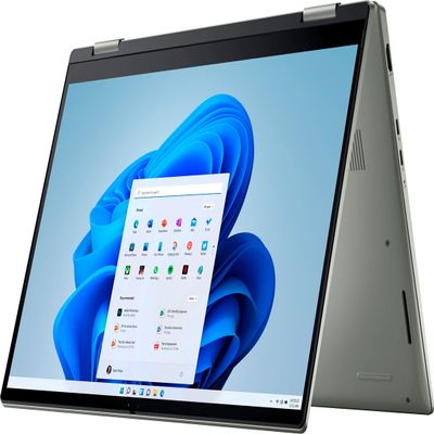 Dell Inspiron 14 2-in-1 Personal Laptop 2022 14 WUXGA 1920 x 1200 IPS Touchscrenn, AMD Ryzen 7 5825U AMD Radeon Graphics 16GB DDR4 512GB SSD Backlit Keyboard FP 1080p FHD Camera Windows 10 Home