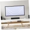 OSOLADY Anti-Crease Projector Screen with Hooks and Rope Foldable Polyester Indoor Outdoor Camping Screen with Black Border for Home Theater and Portable Use view 3